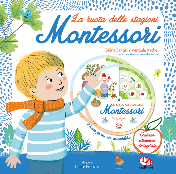 Kniha ruota delle stagioni Montessori Céline Santini