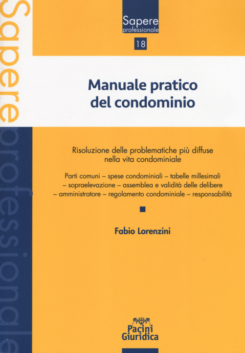 Книга Manuale pratico del condominio Fabio Lorenzini