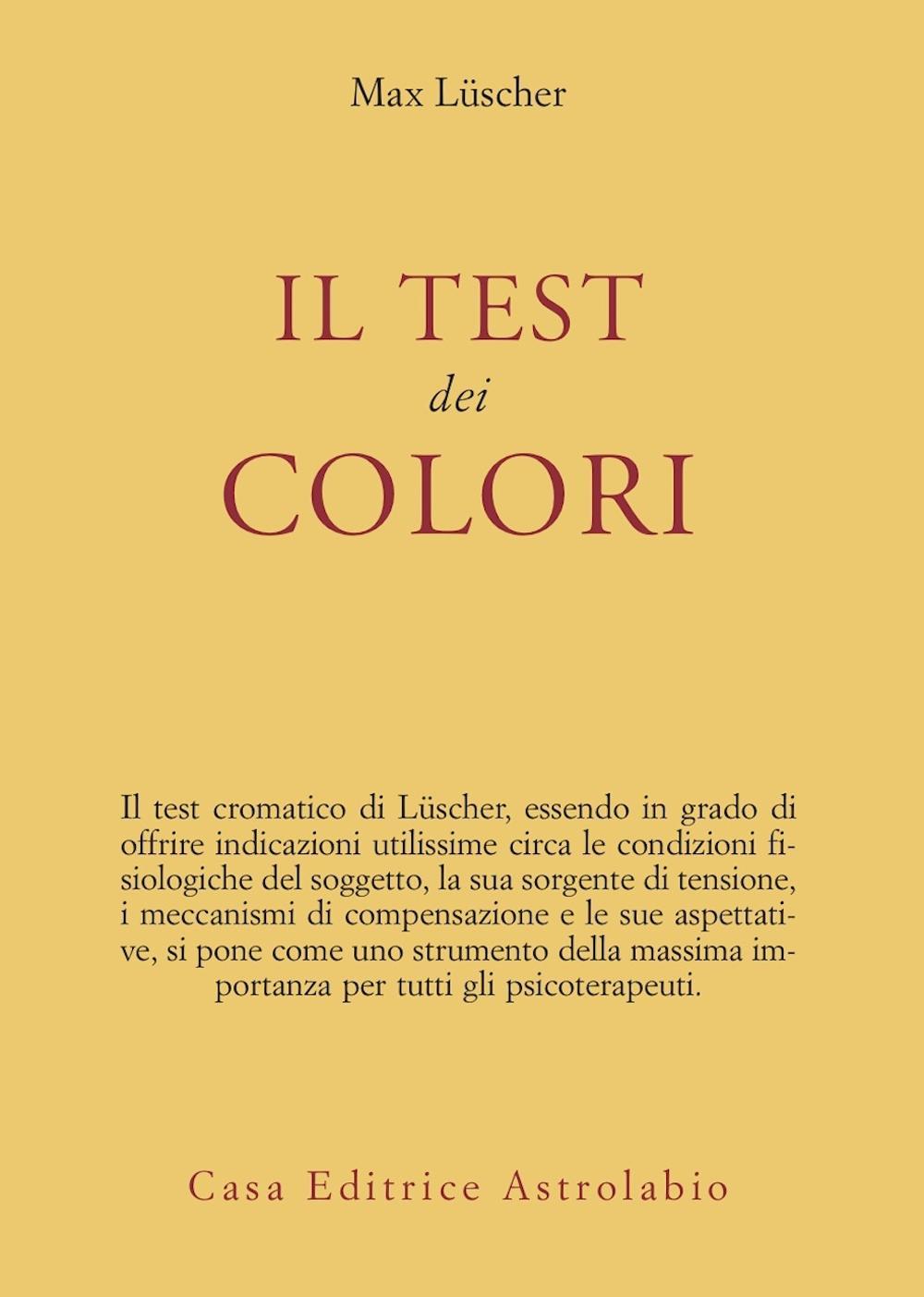 Könyv test dei colori Max Lüscher
