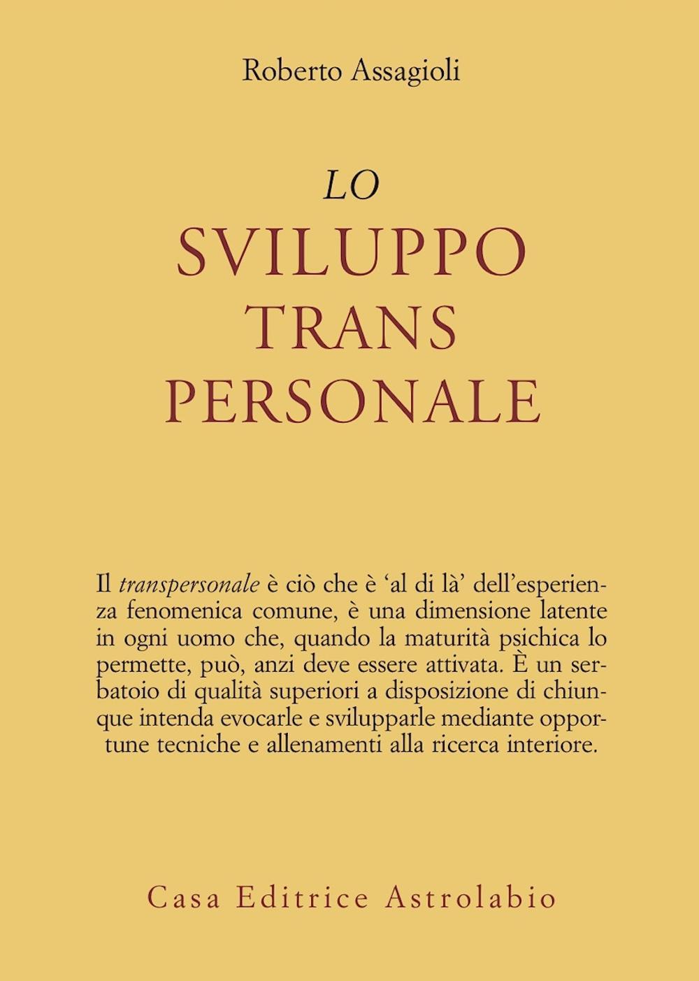 Könyv sviluppo transpersonale Roberto Assagioli