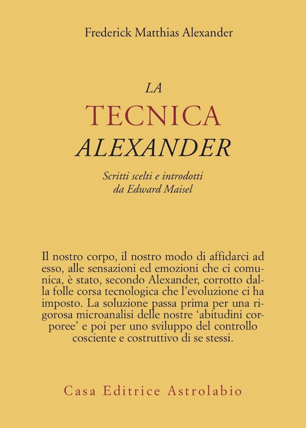 Книга tecnica Alexander Frederick M. Alexander
