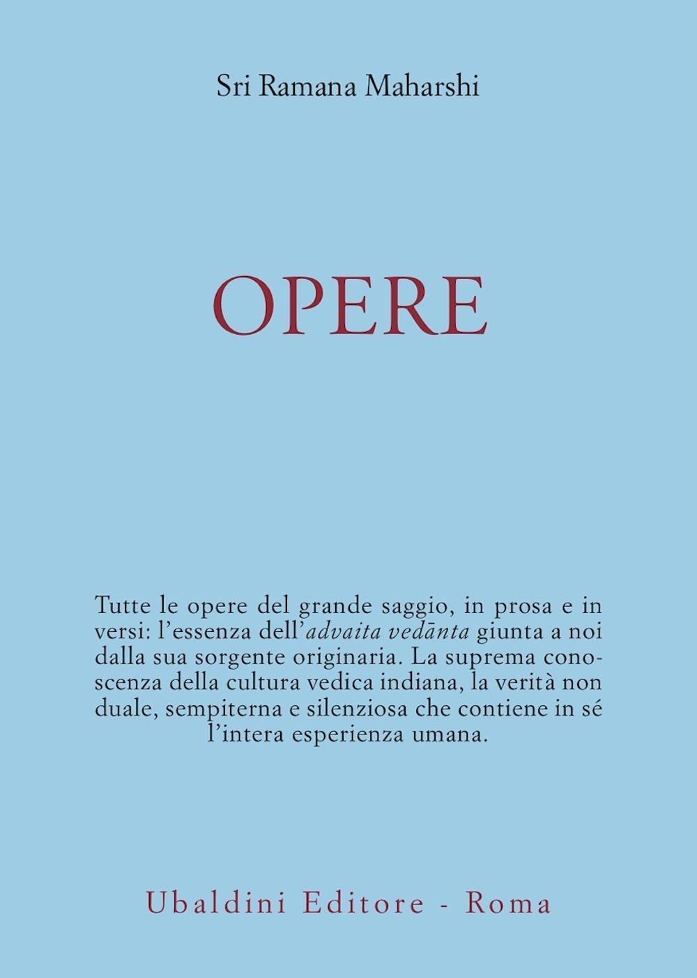Libro Opere Maharshi Ramana