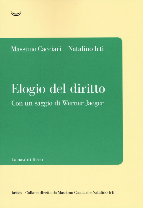 Βιβλίο Elogio del diritto Massimo Cacciari