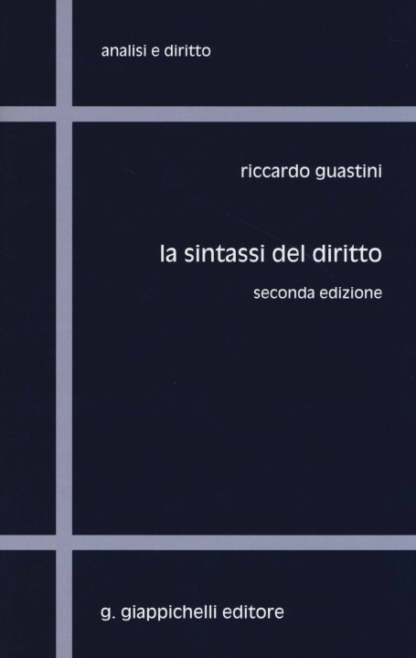 Kniha sintassi del diritto Riccardo Guastini