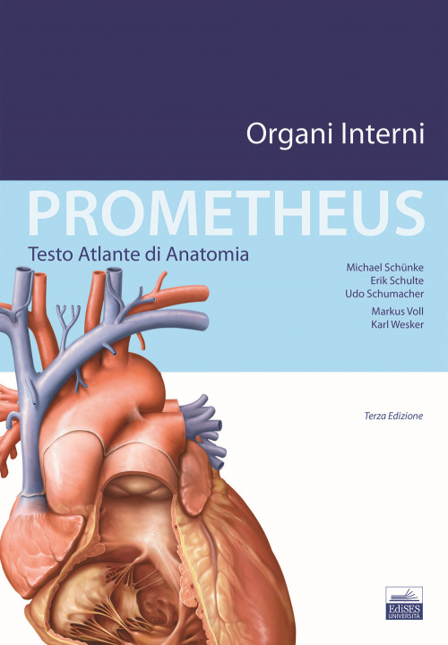 Carte Prometheus. Testo atlante di anatomia. Organi interni Michael Schunke