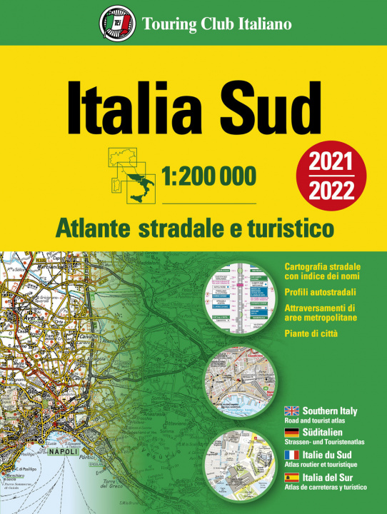 Carte Atlante stradale Italia Sud 1:200.000 