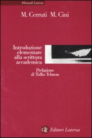 Книга Introduzione elementare alla scrittura accademica Massimo Cerruti