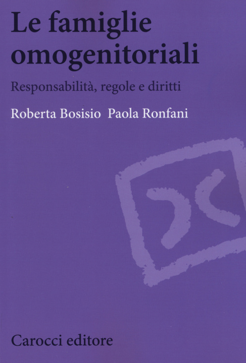 Könyv famiglie omogenetoriali Roberta Bosisio
