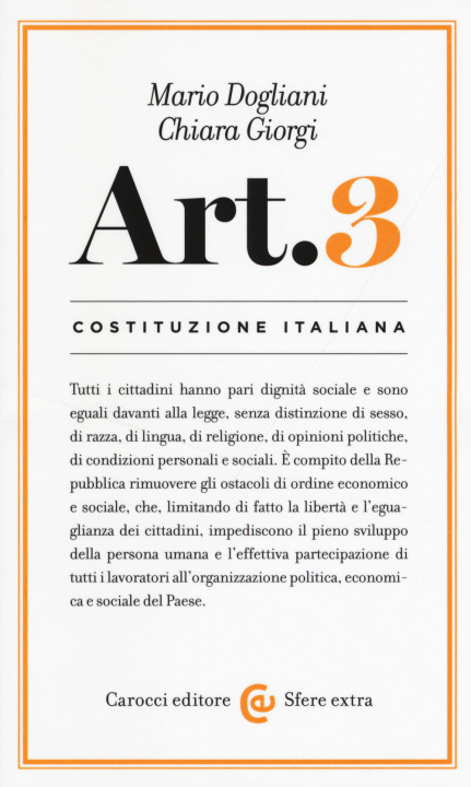 Kniha Costituzione italiana: articolo 3 Mario Dogliani