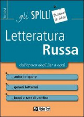 Könyv Letteratura Russa S. Speroni Zagrljaca