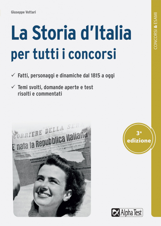 Könyv storia d'Italia per tutti i concorsi Giuseppe Vottari