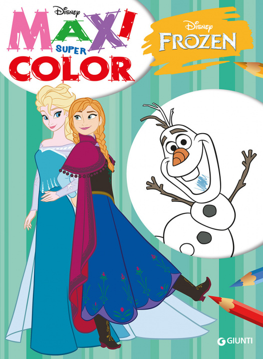 Knjiga Frozen. Maxi supercolor 