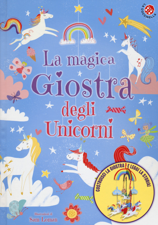 Książka magica giostra degli unicorni Sam Loman