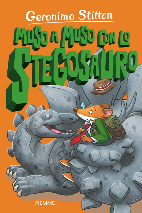 Kniha Muso a muso con lo Stegosauro Geronimo Stilton