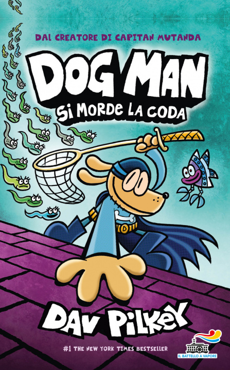 Könyv Dog Man si morde la coda Dav Pilkey