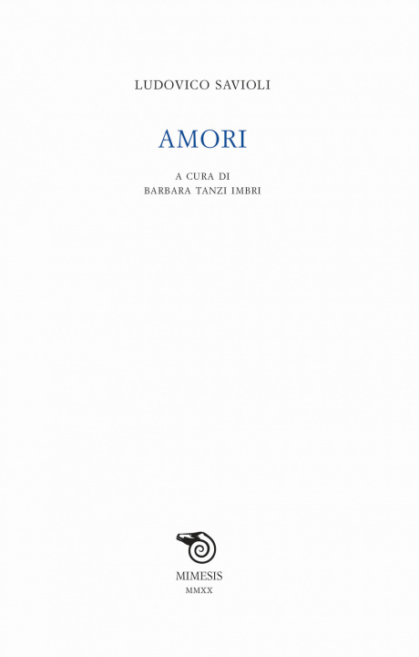 Knjiga Amori Ludovico Savioli