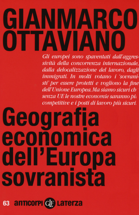 Kniha Geografia economica dell'Europa sovranista Gianmarco Ottaviano