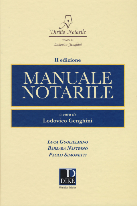 Knjiga Manuale notarile Luca Guglielmino