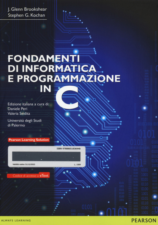 Kniha Fondamenti di informatica e programmazione in C. Con e-text J. Glenn Brookshear