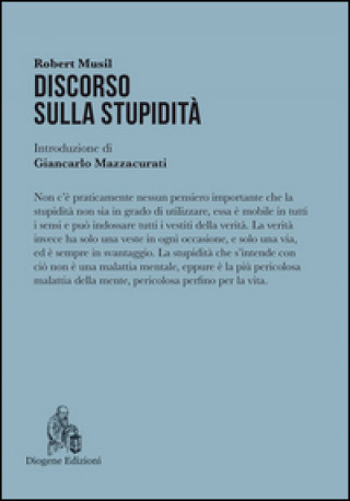 Buch Discorso sulla stupidità Robert Musil