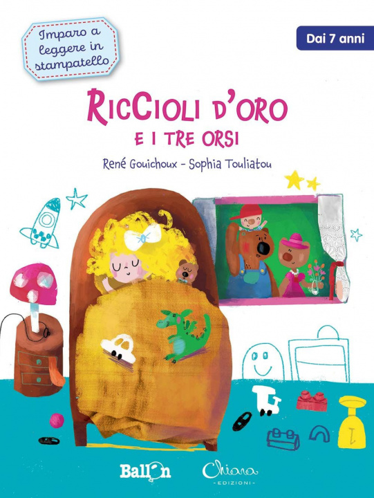 Könyv Riccioli d'oro e i tre orsi. Imparo a leggere in stampatello René Gouichoux