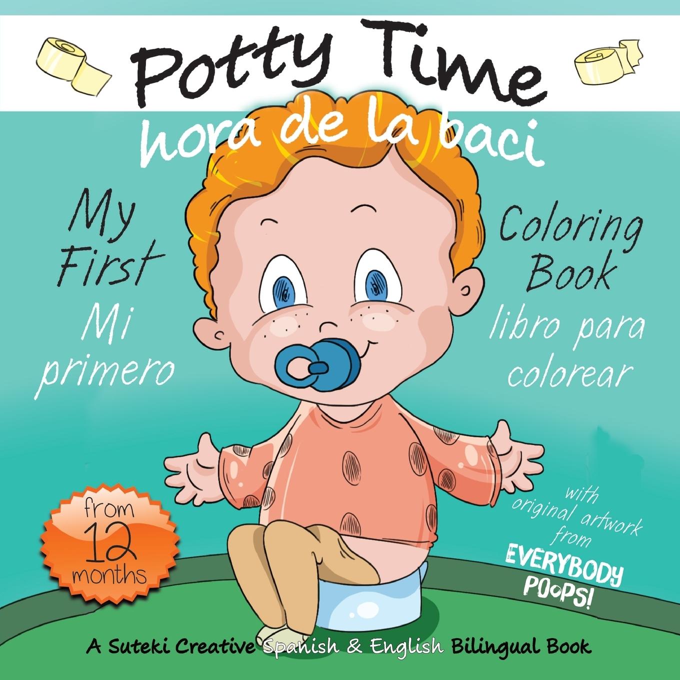 Könyv My First Potty Time Coloring Book / Mi primero hora de la baci libro para colorear 