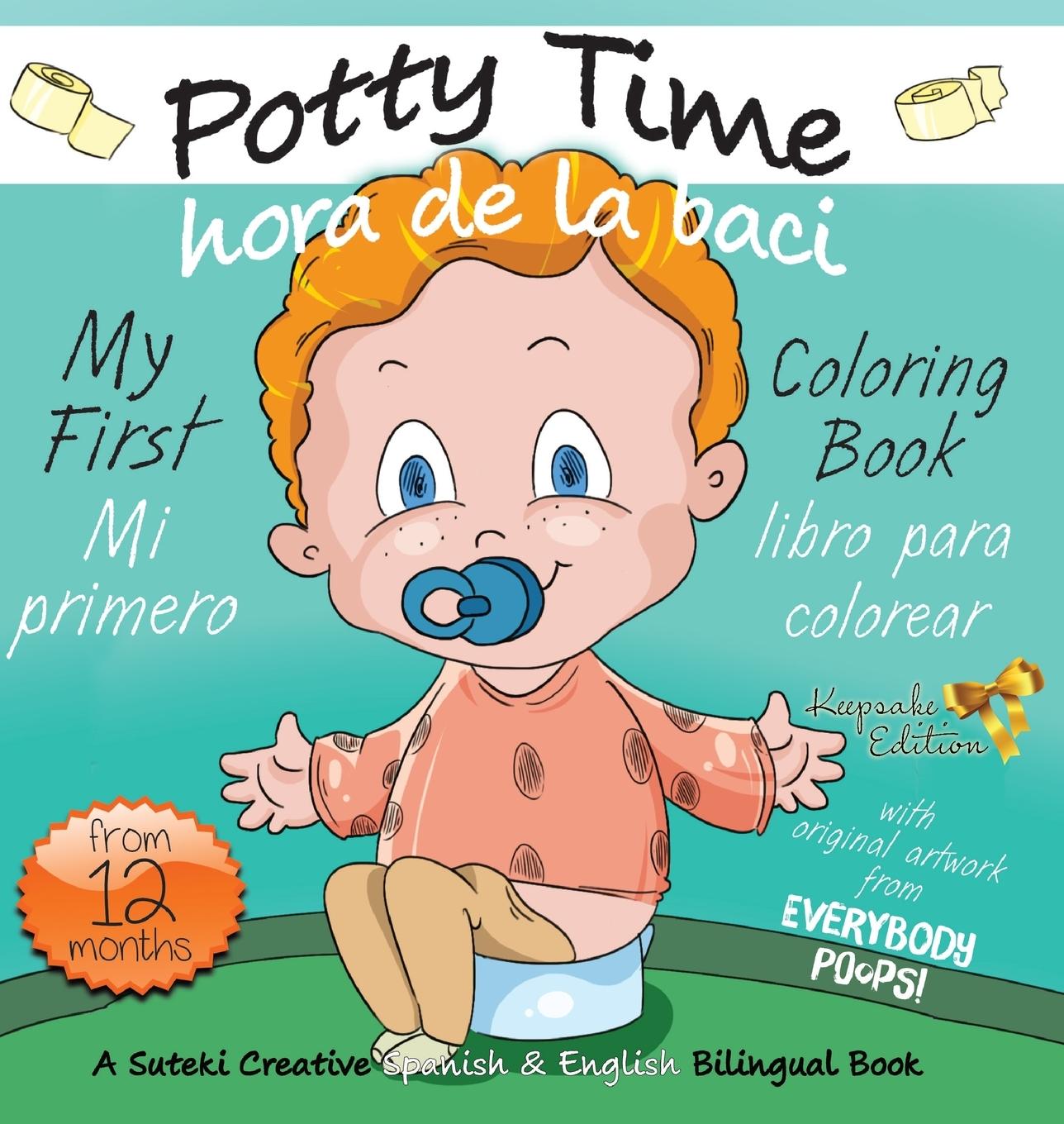 Könyv My First Potty Time Coloring Book / Mi primero hora de la baci libro para colorear 