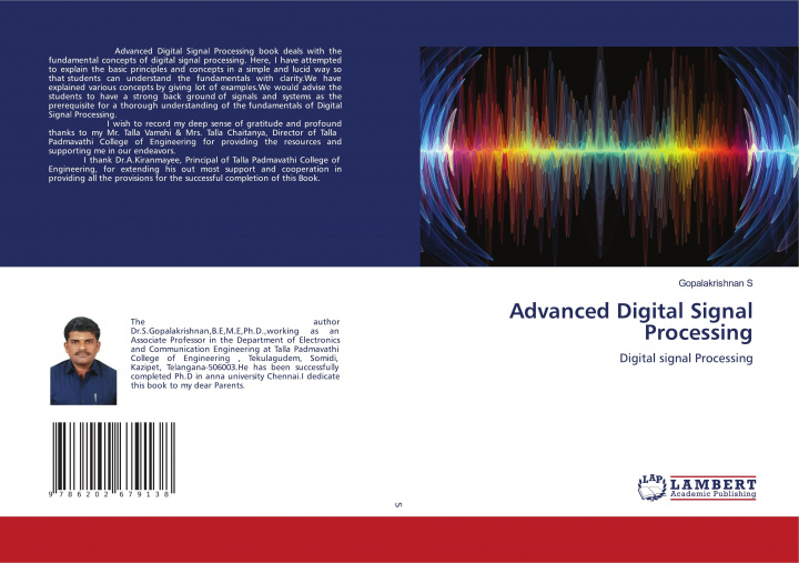 Książka Advanced Digital Signal Processing Gopalakrishnan S.