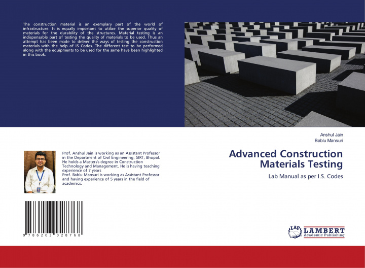 Knjiga Advanced Construction Materials Testing Bablu Mansuri