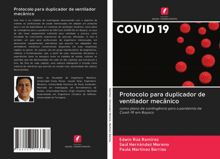 Kniha Protocolo para duplicador de ventilador mecânico Saúl Hernández Moreno