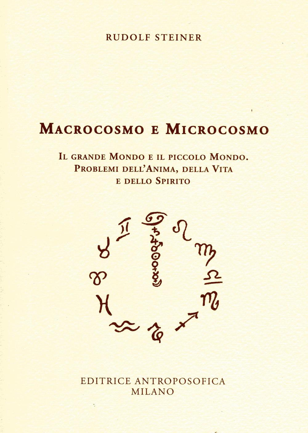 Knjiga Macrocosmo e microcosmo Rudolf Steiner