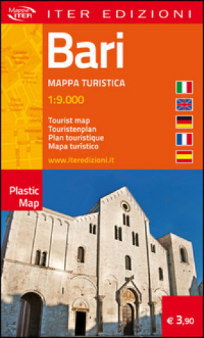 Nyomtatványok Bari. Pianta turistica 1:9.000 