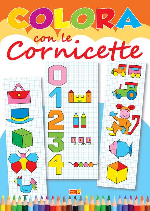 Knjiga Colora con le cornicette 
