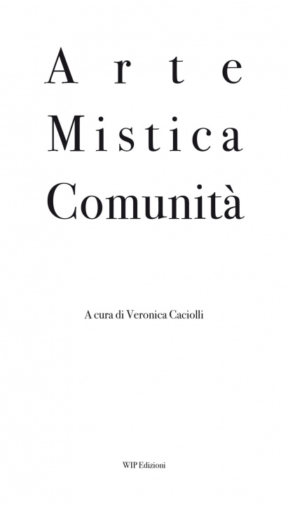 Kniha Arte mistica comunità 