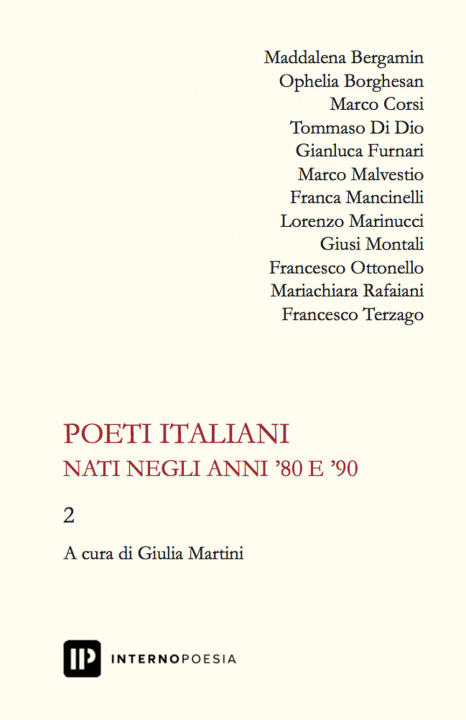 Kniha Poeti italiani nati negli anni '80 e '90 