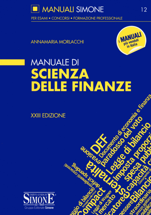 Carte Manuale di scienza delle finanze Annamaria Morlacchi