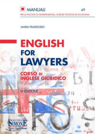 Könyv English for lawyers. Corso di inglese giuridico Maria Fraddosio