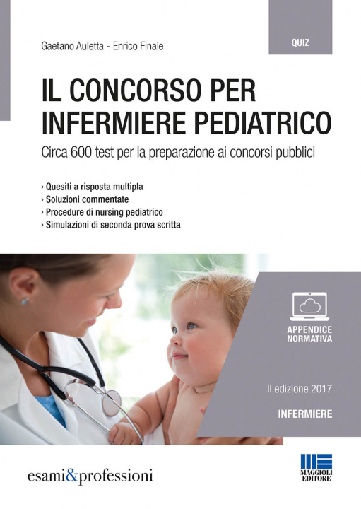 Книга concorso per infermiere pediatrico Gaetano Auletta