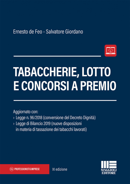 Книга Tabaccherie, lotto e concorsi a premio Ernesto De Feo