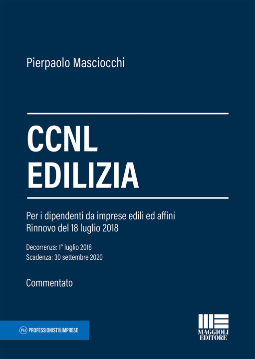 Kniha CCNL edilizia Pierpaolo Masciocchi