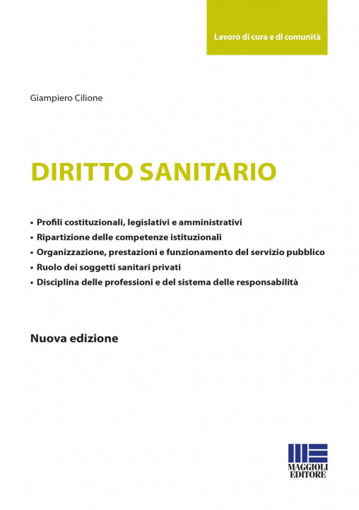 Kniha Diritto sanitario Giampiero Cilione