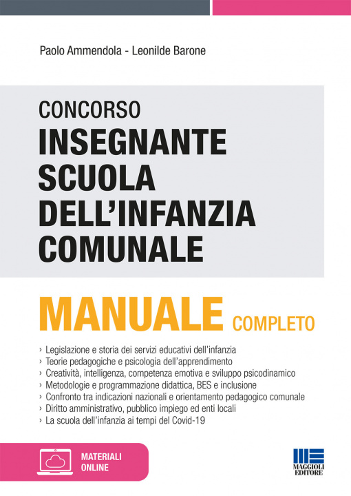 Kniha Concorso Insegnante Scuola dell’infanzia comunale Paolo Ammendola