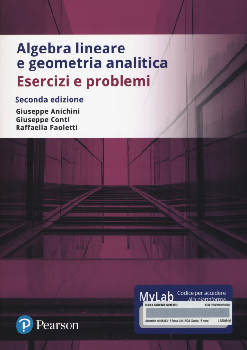 Kniha Algebra lineare e geometria analitica. Esercizi e problemi. Ediz. Mylab Giuseppe Anichini