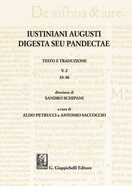 Knjiga Iustiniani Augusti Digesta seu Pandectae 