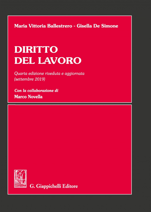 Kniha Diritto del lavoro Maria Vittoria Ballestrero
