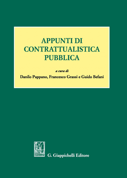 Könyv Appunti di contrattualistica pubblica 