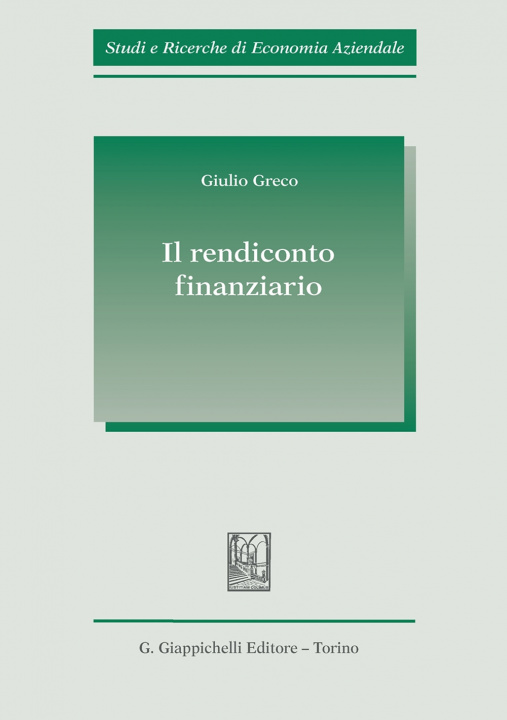 Kniha rendiconto finanziario Giulio Greco