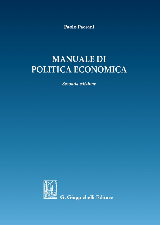 Kniha Manuale di politica economica Paolo Paesani