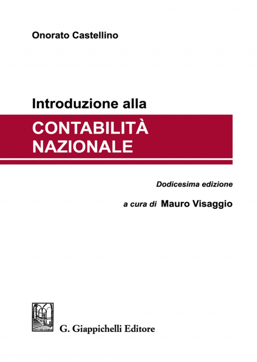 Книга Introduzione alla contabilità nazionale Onorato Castellino