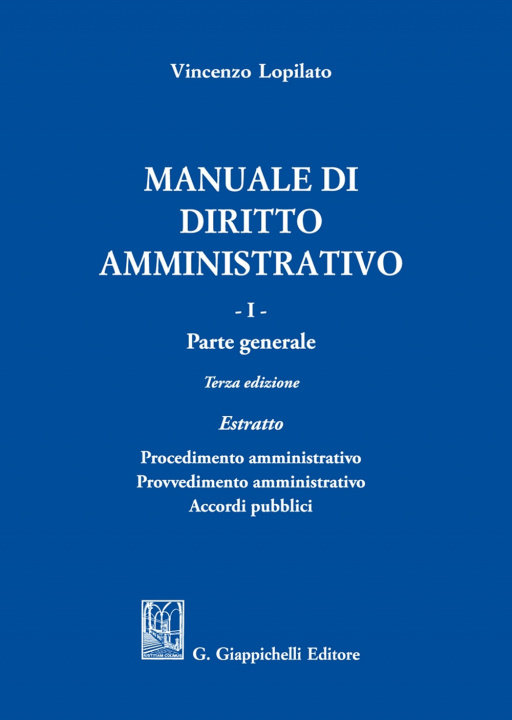 Carte Manuale di diritto amministrativo Vincenzo Lopilato